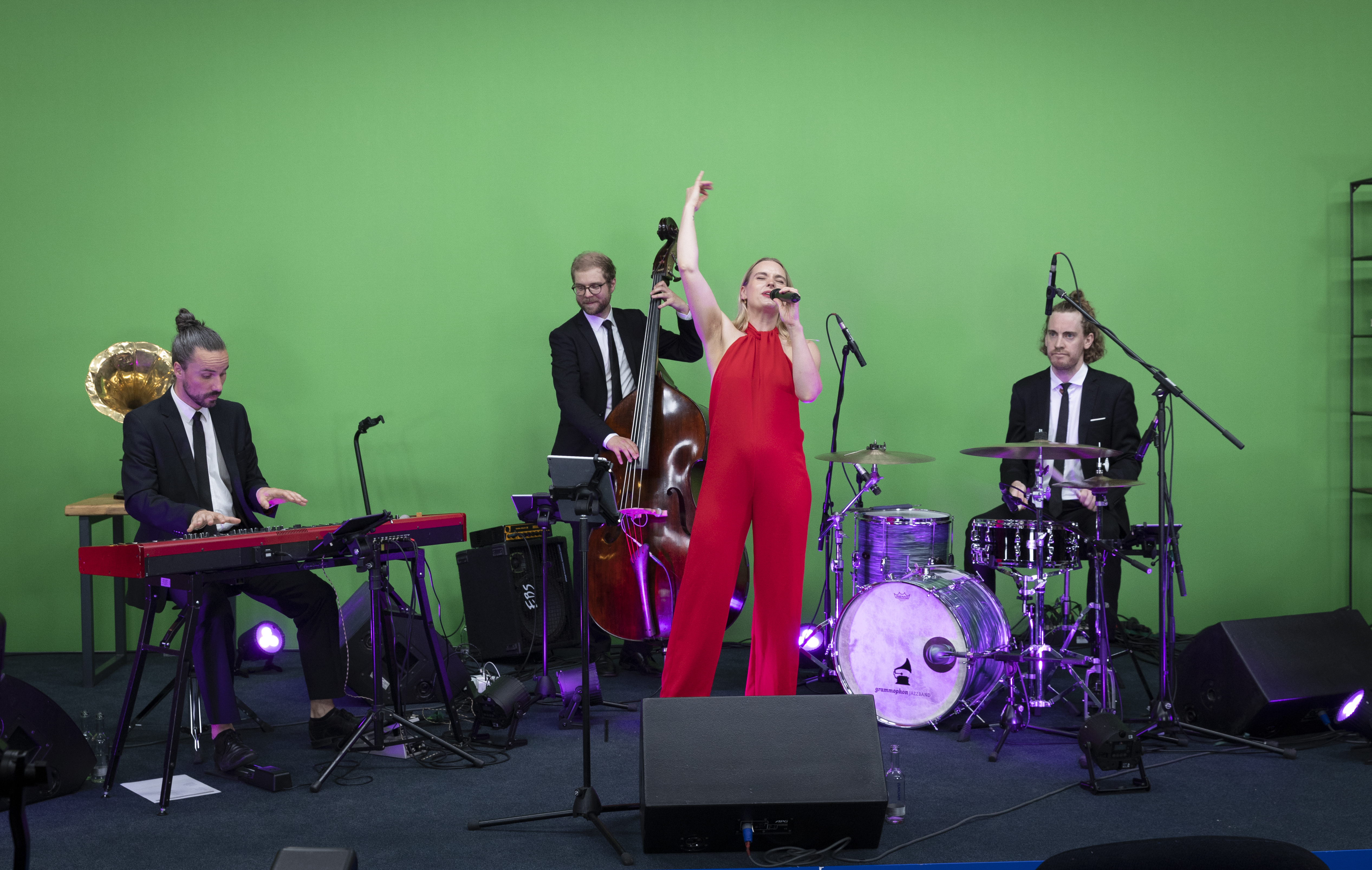 Bandbild Grammophon im Auditorium in Hamburg bei Beiersdorf